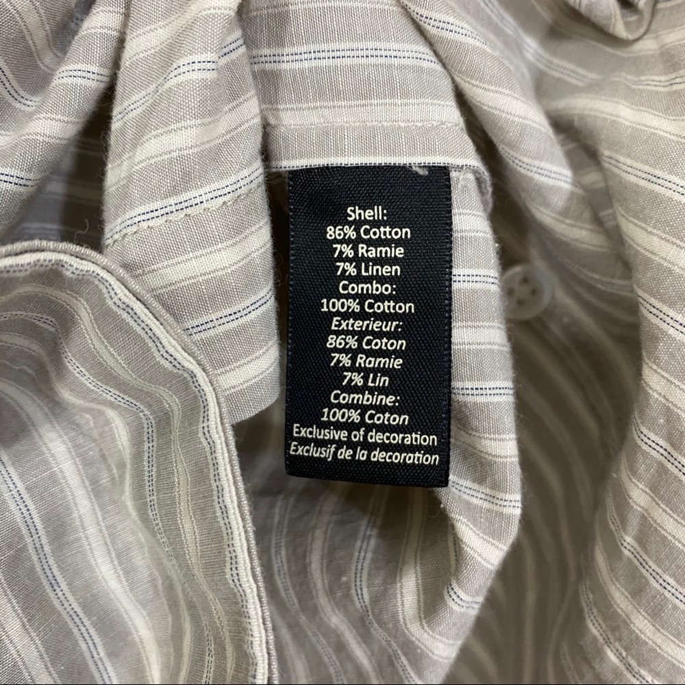 Elizabeth And James Button Down Sequin Trim Medium - image 6